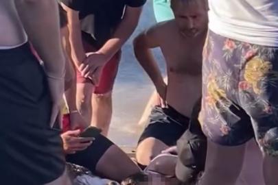 Şile’de boğulma tehlikesi geçiren küçük kızı ilk yardım personeli kurtardı
