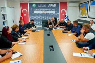 Sinop’ta afet mesaisi