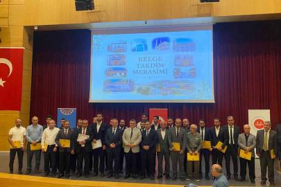 Sinop’ta örnek cami bahçelerine başarı belgesi
