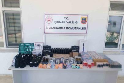 Şırnak’ta jandarmadan kaçakçılığa büyük darbe: 8 milyon liralık kaçak ürün ele geçirildi