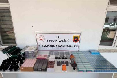 Şırnak’ta kaçakçılık operasyonu: Silah, sigara ve milyonluk kaçak ürün ele geçirildi