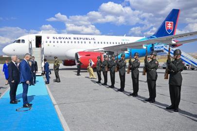 Slovakya Cumhurbaşkanı Pellegrini ve Slovenya Başbakanı Jansa Ankara’da