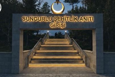 Sungurlu Şehitliği baştan sona yenileniyor
