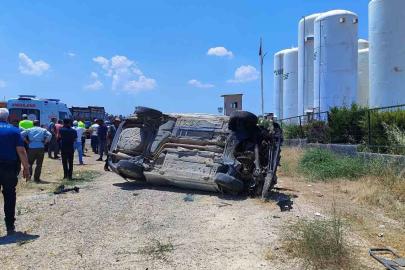 Takla atan otomobildeki 7 yaşındaki çocuk hayatını kaybetti