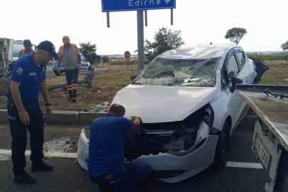 Tekirdağ’da trafik kazası: 2 yaralı