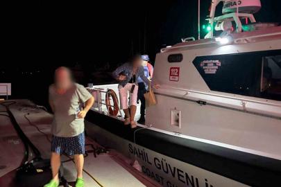 Ticari teknede rahatsızlanan vatandaşın karaya tahliyesi yapıldı