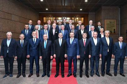 TOBB Başkanı Hisarcıklıoğlu, TCMB Başkanı Karahan ile görüştü