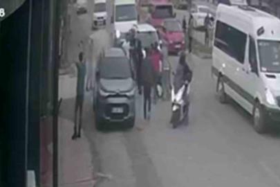 Trafik kazası sonrası çıkan kavgaya tazyikli su müdahalesi