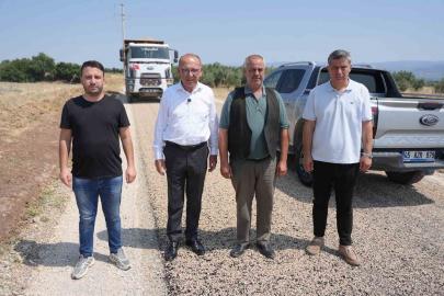 Turgutlu’da asfalt mesaisi hız kesmiyor