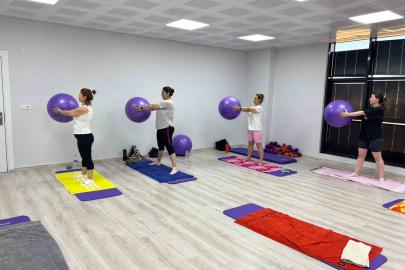 Turgutlu’da kadınlar spora ritmiyle güç katıyor