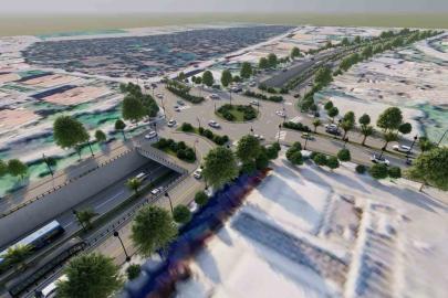 Turgutlu’nun trafik çilesini bitirecek dev projede ilk kazma vuruldu