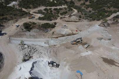 Umcular Göleti projesinde çalışmalar hız kesmiyor