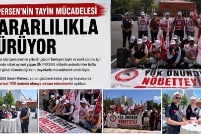 ÜNİPERSEN’in tayin mücadelesi kararlılıkla sürüyor