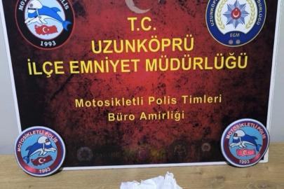 Uzunköprü’de Yunus timlerinden uyuşturucu operasyonu: 2 şüpheli hakkında işlem başlatıldı
