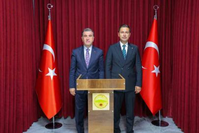Vali Eldivan’dan Kaymakam Yıldırım’a hayırlı olsun ziyareti