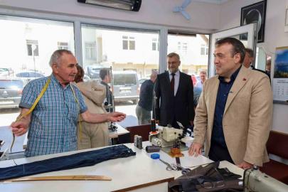 Vali Sözer esnaf ve vatandaşla bir araya geldi