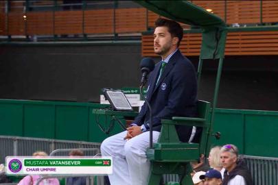 Wimbledon’da bir Türk hakem