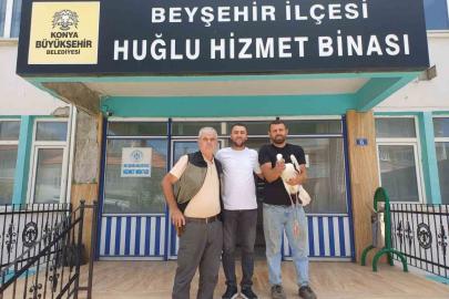 Yaralı leylek koruma altına alındı