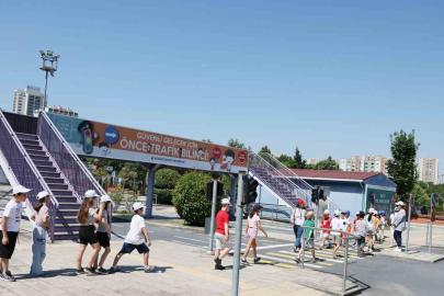 Yaz dönemi çocuk trafik eğitimleri başladı