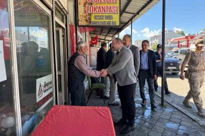 Yeni Kaymakam Güvenç’ten Arpaçay’da esnafla ilk buluşma
