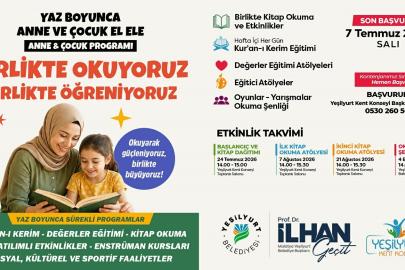 Yeşilyurt’ta "Birlikte Okuyoruz, Birlikte Eğleniyoruz" etkinlikleri başlıyor