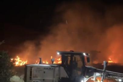 Yozgat’ta hububat ekili alanda yangın
