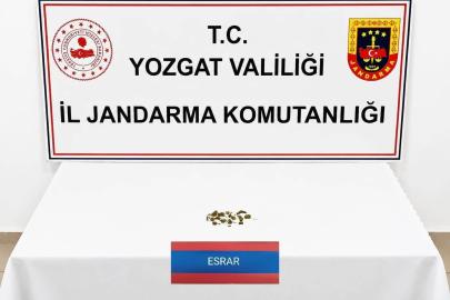 Yozgat’ta uyuşturucu operasyonunda 1 gözaltı