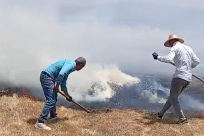 Yüksekova’da bin balya ot kül oldu