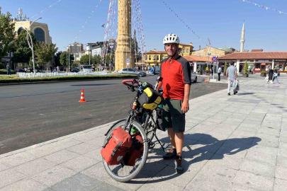 13 yıllık bisiklet tutkunu, en büyük hayali için dünyayı pedallayacak