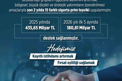 2025 yılında kadınlar, gençler ve engelli vatandaşların işgücüne katılımında 435,6 milyar lira destek sağlandı