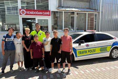 370 öğrenciye trafik eğitimi verildi