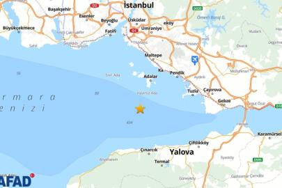 Adalar’da 3.2 büyüklüğünde deprem