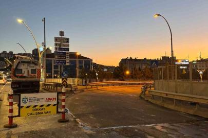 Adalet Köprüsü’nde asfalt çalışması tamamlandı