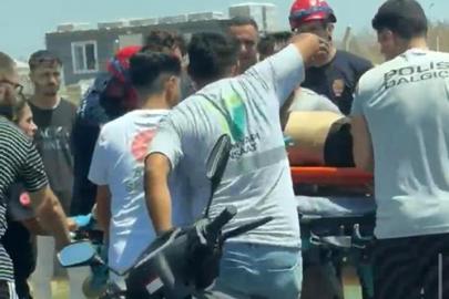 Adana’da sulama kanalına düşen kişi hastaneye kaldırıldı