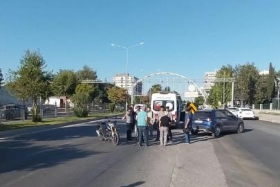 Adıyaman’da otomobil ile motosiklet çarpıştı: 1 yaralı