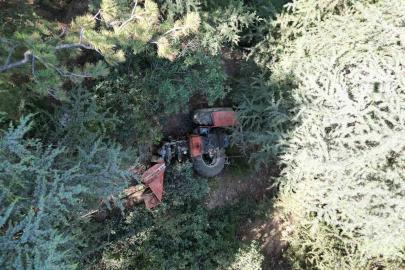 Afyonkarahisar’da 30 metrelik uçurumda can pazarı