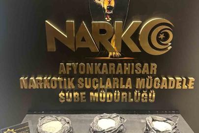 Afyonkarahisar’da 5 kilogram uyuşturucuyla yakalanan şahıs tutuklandı