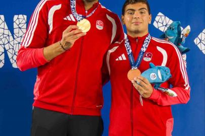 Akdeniz Oyunları’nda Emre Sakçı altın, Nusrat Allahverdi bronz madalya kazandı