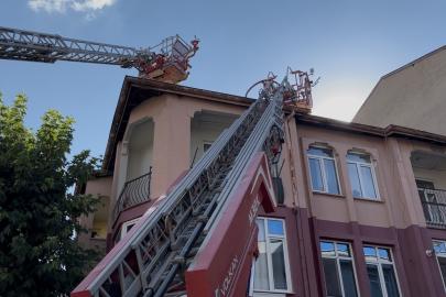 Aksaray’da baca yangını paniğe neden oldu