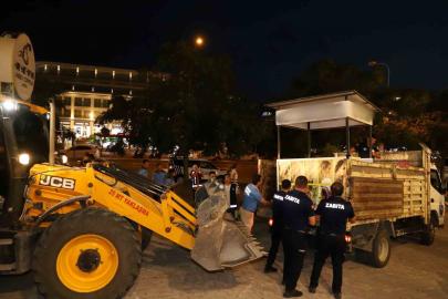 Aksu’da kaldırım işgallerine yönelik denetimler devam ediyor