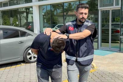 Akülü çocuk aracının tekerleğine zulalanmış metamfetamin ile yakalanan şahıs tutuklandı