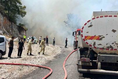 Alanya’da orman yangını