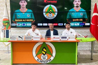 Alanyaspor’dan orta sahaya çifte takviye
