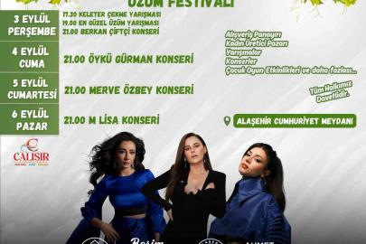 Alaşehir’de festival coşkusu başlıyor