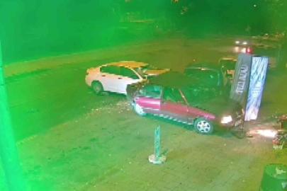 Alkollü sürücü aniden gaza bastı, ortalık savaş alanına döndü
