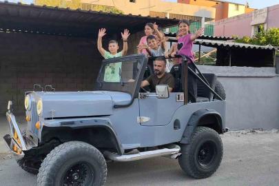 ’Altıncı evladım oldu’ dediği 74 yıllık cipini, 1 buçuk yıllık çalışmayla restore etti