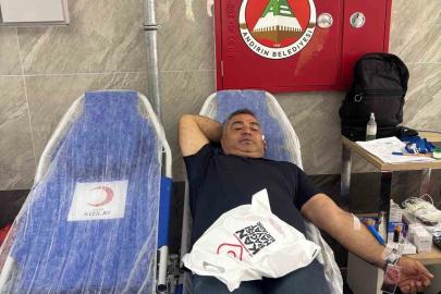 Andırın’da muhtarlardan Kızılay’ın kan bağışı kampanyasına destek