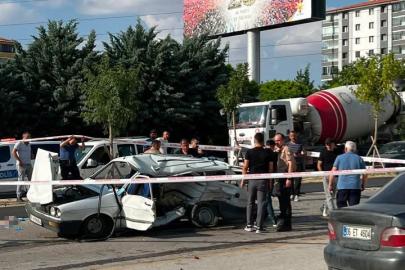 Ankara’da trafik kazası: 1 ölü, 2 yaralı