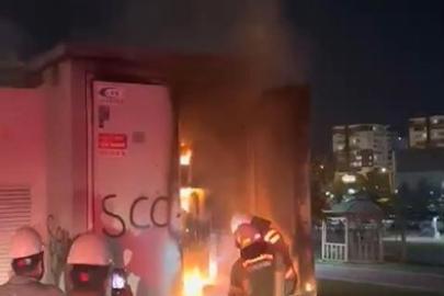 Aşırı yüklenme, trafoyu alevlere teslim etti