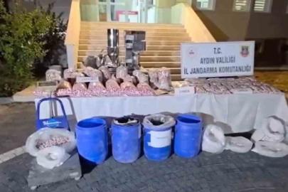 Aydın’da zehir tacirlerine darbe: 100 milyon TL’lik uyuşturucu ele geçirildi